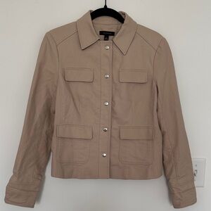 Ann Taylor Tan Utility Jacket - Size 8